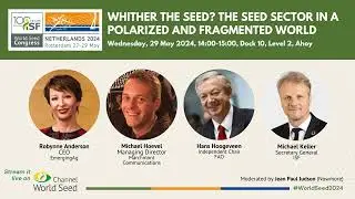 Countdown to the ISF World Seed Congress 2024: Ask us anything!