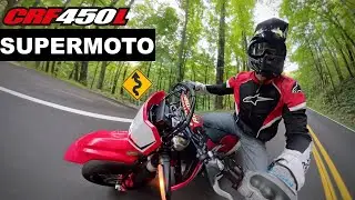 CRF450L Supermoto Catching Curves