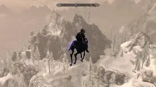 Skyrim - walking in the air