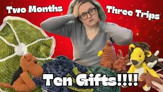 crocheting all my Christmas gifts | a vlog