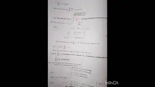 BSC 4th sem Mathematics (Sequences and Series) igu university 2021 Question paper with solution