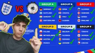 *LAST MINUTE* Euro 2024 Predictions!