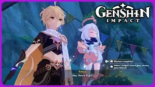 Aether acting like a Honorary Knight - Secret Summer Paradise Event - Genshin Impact 3.8