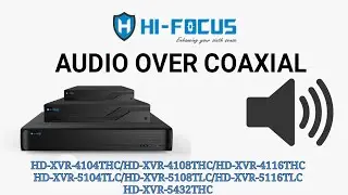 How to enable audio in xvr 