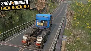 SnowRunner Swamp Jump Truck Crashes