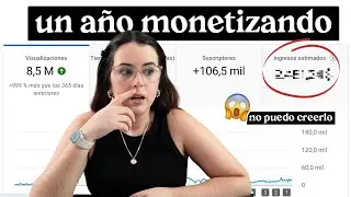 Esto me PAGÓ YOUTUBE por 8.5 MILLONES de vistas en un año 😳 (con 100mil suscriptores)