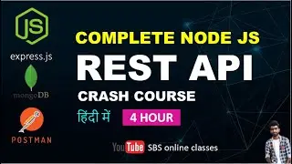 Node JS REST API Tutorial in HINDI | node js, express.js and mongoDB 🔥🔥