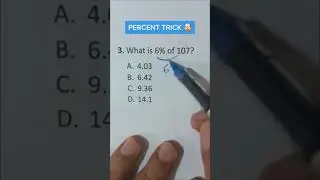 PERCENT TRICK