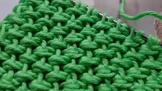 Вяжем рельефный узор спицами 🥦 knitting pattern.