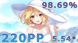 #osu! | 5.54⭐| Burning Soul - GARNiDELiA | 98.69% FC 220PP