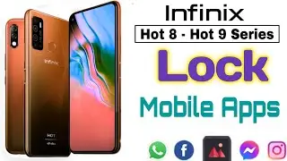 How To Lock Mobile App in Infinix Hot 9, How to set AppLock in infinix Hot, app lock set kaise kare