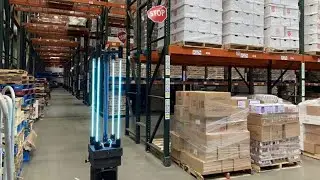 MIT-designed robot can disinfect a warehouse floor in 30 minutes -- and could one day be employe...