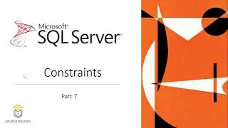 Constraints in SQL Server wthout SQL Query Urdu/Hindi