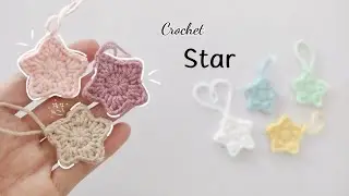 Crochet star🌟  |easy and cute 