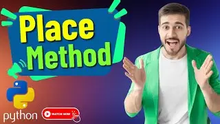 Python GUI: How to Call Place Method in Python for Beginners GUI