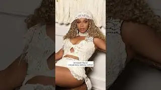 Вязание и кружева у певицы Бейонсе.
