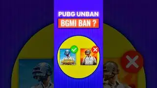 PUBG UNBAN 😍 BGMI BAN ? | BGMI BAN NEWS TODAY | BGMI NEWS 