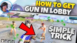 🔽HOW To GET GUN IN LOBBY | HOW TO GET WEAPONS IN LOBBY | HOW TO HIDE HALMET IN MATCHES | NEW UPDATE|
