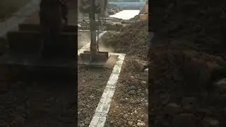 Compaction of refill soil inside of the foundation