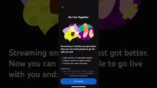 How To Go Live Together On Youtube 