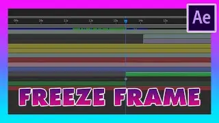 After Effects Tutorial: How to Freeze Frame Video