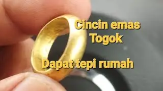 Temuan  Cincin Emas lama tepi rumah scan guna Metal Detector tahniah fikri dari team pkp