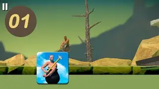 Failing, Again And Again, - Getting Over It Gameplay Walkthrough Part 1- Getting Frustrated