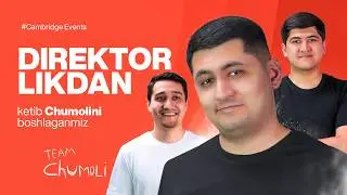 $50.000 LIK REKLAMALARNI QABUL QILMAGANMIZ | CAMBRIDGE EVENTS #chumoli #cambridge