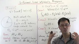 1-forms. Line Integrals. Degree