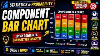 Component Bar Chart|Statistics|STA301|Lecture 16|Urdu|Hindi| आंकड़े