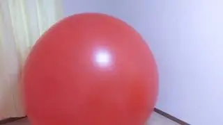 Red big balloon bounce (140cm) 3