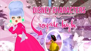 🤩 DISNEY CHARACTERS IN ROYALE HIGH | ROYALE HIGH Disney Characters