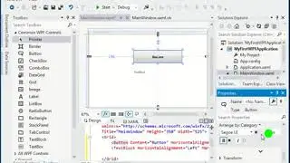 First WPF program