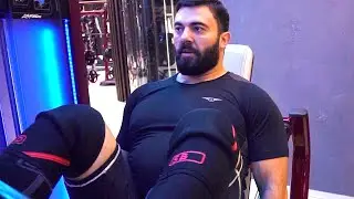Штангист в фитнес-клубе. Берестов и тренажеры для ног