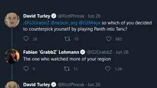Drama in League Twitter