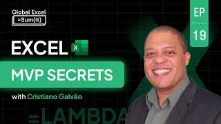 Create custom functions with LAMBDA | Excel MVP Secrets with Cristiano Galvão — Part 1