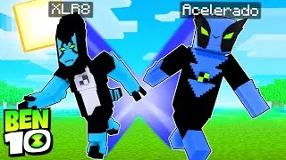 Minecraft: O ALIEN MAIS RAPIDO DO OMNITRIX *acelerado vs xlr8* - BEN 10 ADDON Ep.17 ‹‹ P3DRU ››