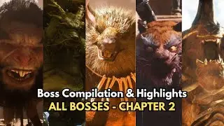 Black Myth: Wukong - Boss Compilation Reactions & Highlights - ALL BOSSES - Chapter 2