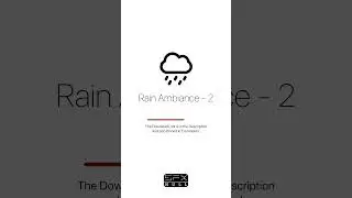 Rain Ambiance 🌧 / Rain Sound Effect #rain