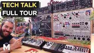 Massive eurorack setup walkthrough // 5 Years on YouTube!