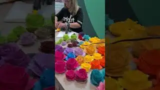 🌹 Cricut SA Rolled Flower Guinness World Record Attempt
