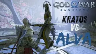 GOD OF WAR RAGNAROK TÜRKÇE - KRATOS VS ALVA FIGHT
