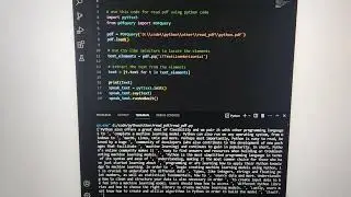 read_pdf file using python code #python   #read_pdf