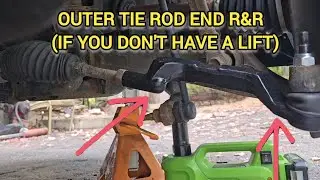 Quick and dirty tie rod removal and replacement. 2013 Chrysler 300c awd 5.7 outer right tie rod end