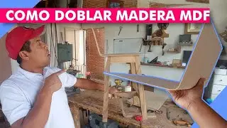Easy MDF Folding Technique / Curved Chair Seat 