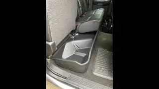 I install under-seat storage bin in my 2008 GMC Sierra