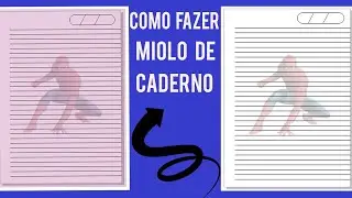 CRIANDO FOLHA DE CADERNO PERSONALIZADA (Corel Draw)