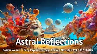 Astral Reflections | Cosmic Weave ૐ Deep Psychill Journey - Chillout News Mix Vol. 100 / 11-2024