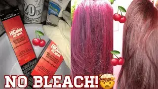 LOREAL HICOLOR MAGENTA TUTORIAL | Color + Straightening + Trim