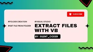 How to Extract Files Using Visual Basic | Step-by-Step Tutorial |#file #extraction #visual_studio
